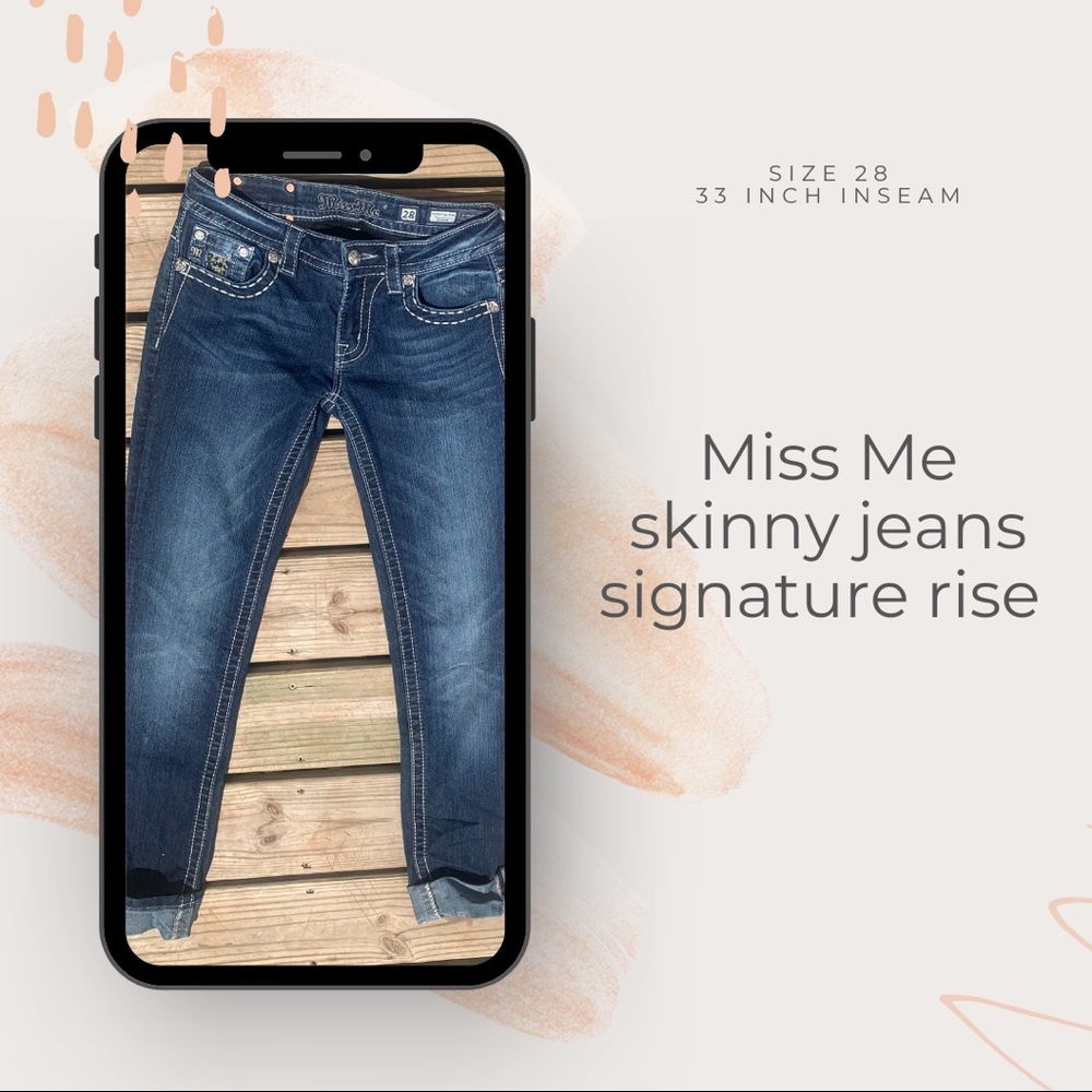 Miss Me Skinny Jeans Size 28